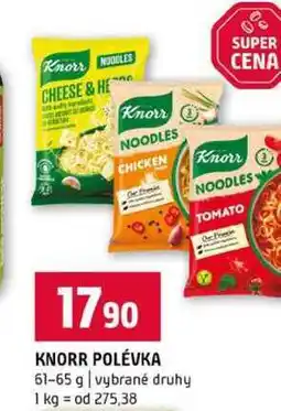 Terno KNORR POLÉVKA 61-65 g vybrané druhy nabídka