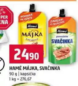 Terno HAMÉ MÁJKA, SVAČINKA 90 g kapsička nabídka