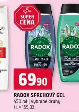 Terno RADOX SPRCHOVÝ GEL 450 ml vybrané druhy nabídka