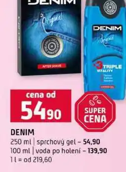 Terno DENIM 250 ml sprchový gel 100 ml voda po holení nabídka