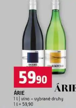 Terno ÁRIE 1l vino vybrané druhy nabídka