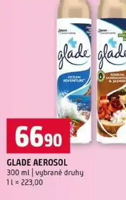 Terno GLADE AEROSOL 300 ml vybrané druhy nabídka