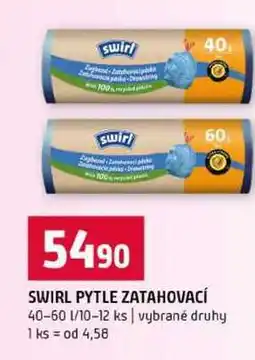 Terno SWIRL PYTLE ZATAHOVACÍ 40-60l 10-12 ks vybrané druhy nabídka