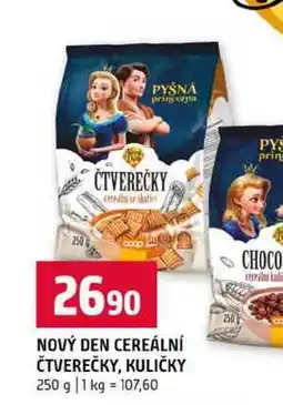 Terno NOVÝ DEN CEREÁLNÍ ČTVEREČKY, KULIČKY nabídka