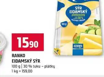 Terno RANKO EIDAMSKÝ SÝR 100 g 30 % tuku plátky nabídka