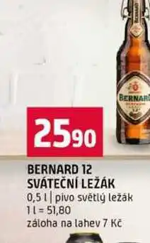 Terno BERNARD 0,5l pivo světlý ležák nabídka
