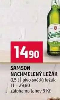 Terno SAMSON NACHMELENÝ LEŽÁK 0,5l pivo světlý ležák nabídka