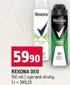 Terno REXONA DEO 150 ml vybrané druhy nabídka