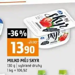 Terno MILKO MŮJ SKYR 130 g vybrané druhy nabídka