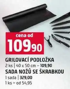 Terno GRILOVACÍ PODLOŽKA 2 ks 40 x 50 cm nabídka