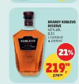 Penny Market BRANDY KOBLEVO RESERVE 40% alk nabídka