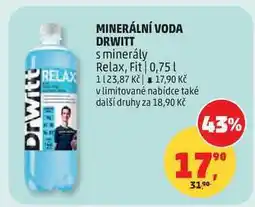 Penny Market MINERÁLNÍ VODA DRWITT s minerály Relax, Fit nabídka