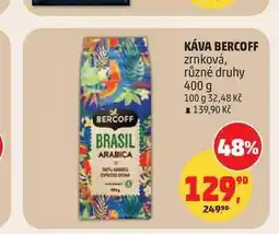 Penny Market KÁVA BERCOFF zrnková, různé druhy nabídka