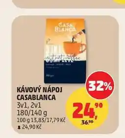 Penny Market KÁVOVÝ NÁPOJ CASABLANCA 3v1, 2v1 180/140 g nabídka
