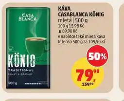 Penny Market KÁVA CASABLANCA KÖNIG mletá nabídka