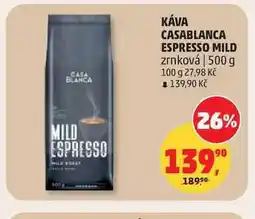 Penny Market KÁVA CASABLANCA ESPRESSO MILD zrnková nabídka