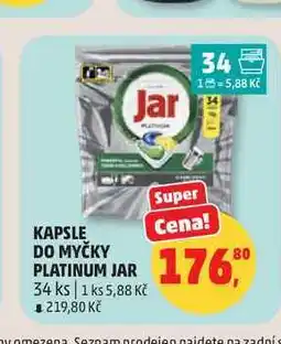 Penny Market KAPSLE DO MYČKY PLATINUM JAR 34 ks nabídka