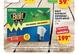 Penny Market BIOLIT ELEKTRICKÝ ODPAŘOVAČ + TEKUTÁ NÁPLŇ 27 ml nabídka