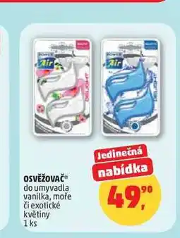 Penny Market Air OSVĚŽOVAČ do umyvadla vanilka, moře či exotické květiny 1 ks nabídka