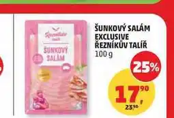 Penny Market ŠUNKOVÝ SALÁM EXCLUSIVE ŘEZNÍKŮV TALÍŘ nabídka