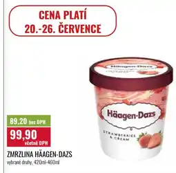 Ratio Zmrzlina häagen-dazs nabídka