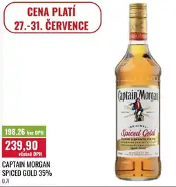 Ratio Captain morgan spiced gold 35% nabídka