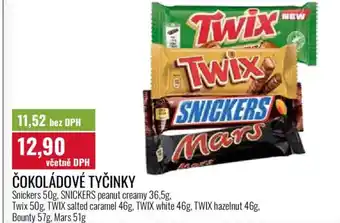 Ratio Čokoládové tyčinky nabídka