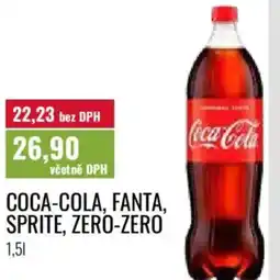 Ratio Coca-cola, fanta, sprite, zero-zero nabídka