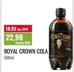 Ratio Royal crown cola nabídka