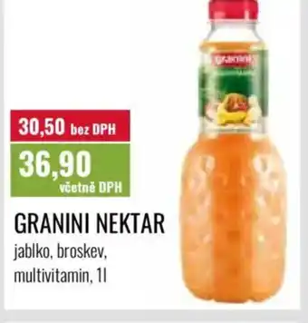 Ratio Granini nektar nabídka