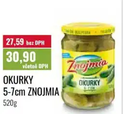 Ratio Okurky 5-7cm znojmia nabídka