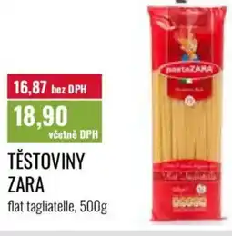 Ratio Těstoviny zara nabídka