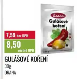 Ratio Gulášové koření nabídka