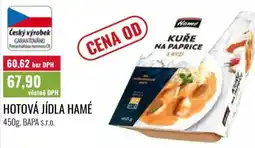 Ratio Hotová jídla hamé nabídka
