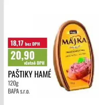 Ratio Paštiky Hamé nabídka