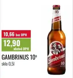 Ratio Gambrinus 10° nabídka