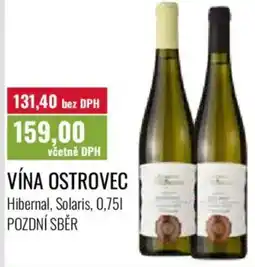 Ratio Vína ostrovec nabídka