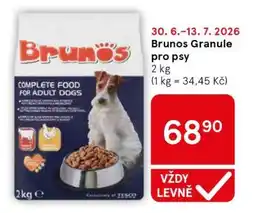 Tesco Brunos Granule pro psy nabídka