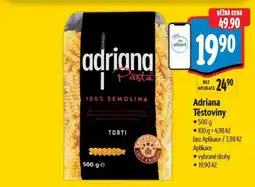 Albert Adriana těstoviny nabídka