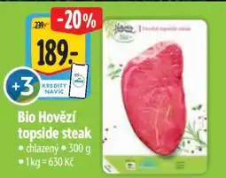 Albert Bio Hovězí topside steak nabídka