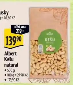 Albert Albert Kešu natural • nabídka