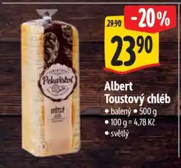 Albert Albert Toustový chléb nabídka