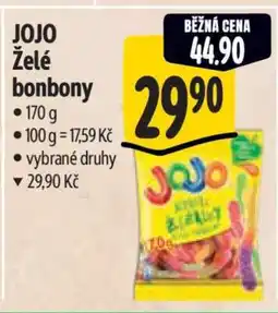 Albert JOJO Želé bonbony nabídka