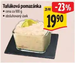 Albert Tuňáková pomazánka nabídka