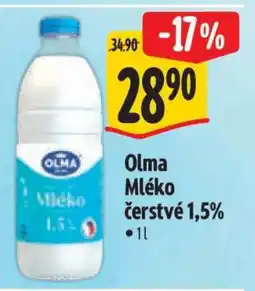 Albert Olma MLÉKO ČERSTVÉ 1,5 % nabídka