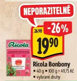 Albert Ricola bonbóny nabídka
