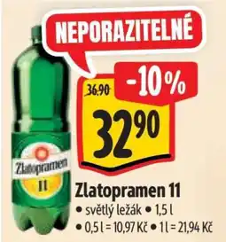 Albert Zlatopramen 11 nabídka