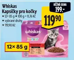 Albert Whiskas kapsičky pro kočky nabídka