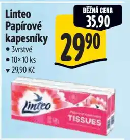 Albert Linteo papírové kapesníky nabídka