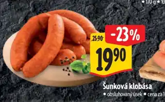 Albert Šunková klobása nabídka